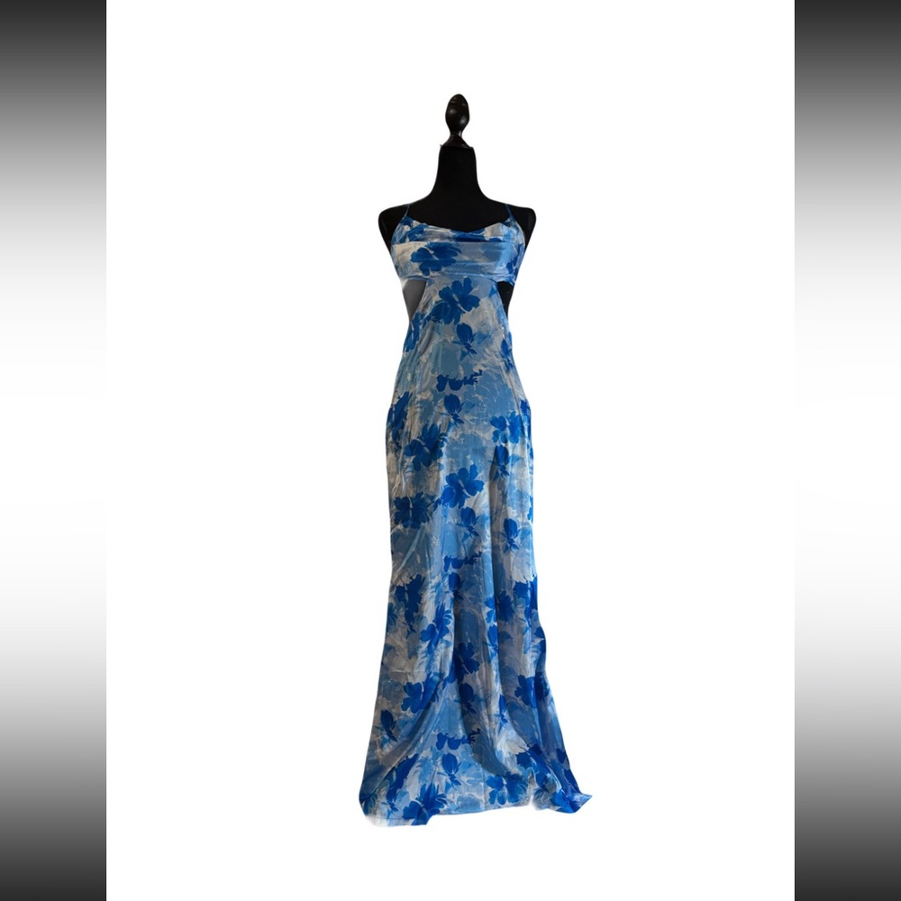floral printed strappy dress